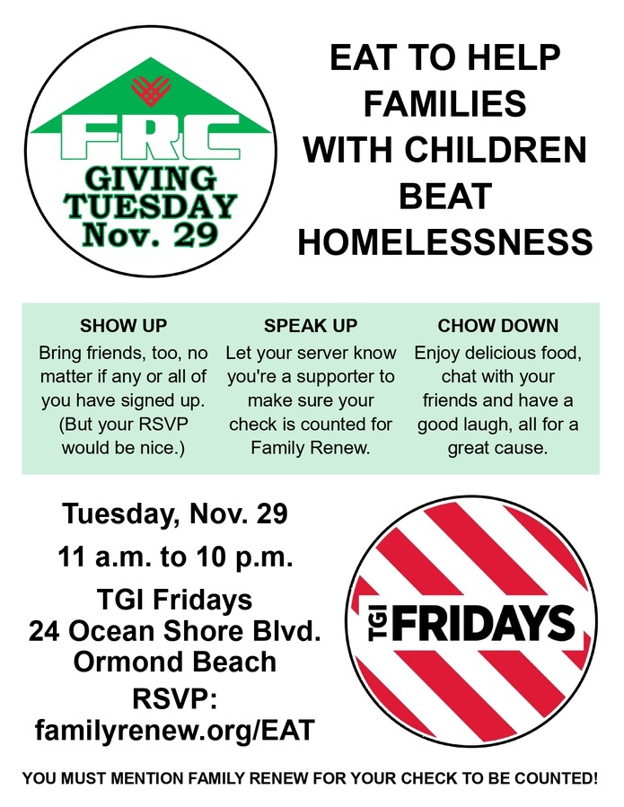 Giving Tuesday Dining Event Poster