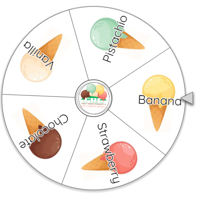 Pick you favorite flavor wheel